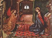 BERRUGUETE, Pedro Annunciation xnitte oil painting on canvas